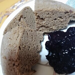 【糖質制限】レンジ☆大豆粉のチョコ蒸しパン